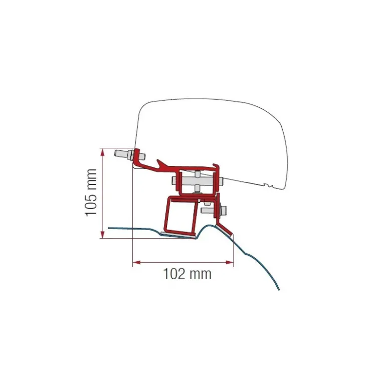 Best Fiamma Kit F40van Class V - Vito 3
