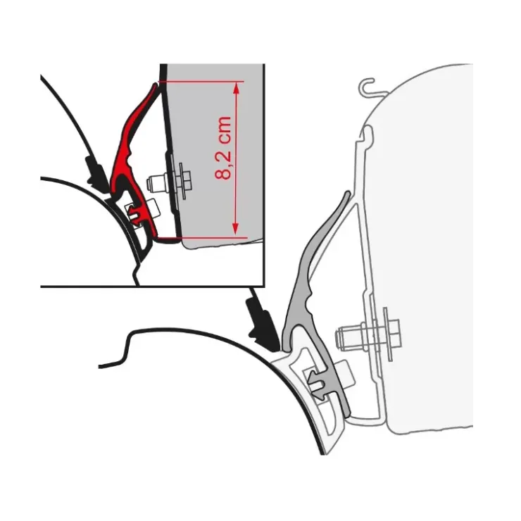 Fiamma Kit Rain Guard California