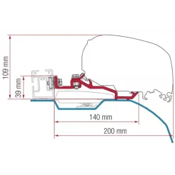 Fiamma Kit Smart Clamp Ducato F80