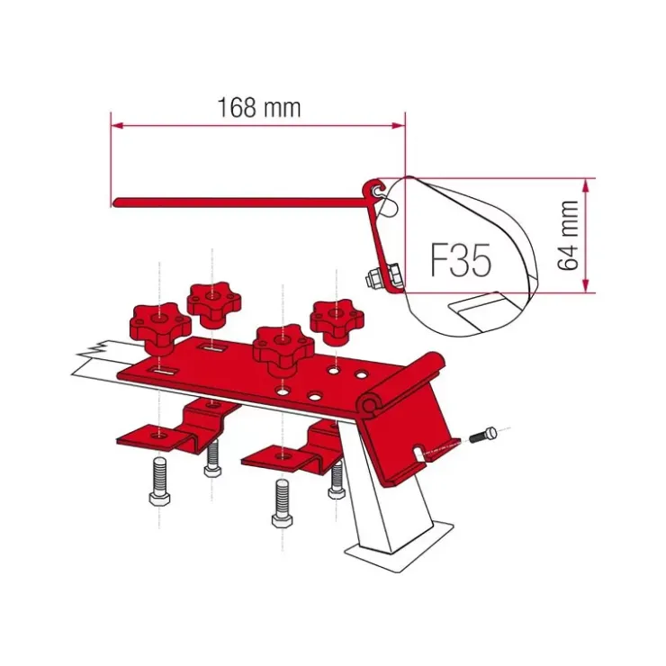New Fiamma Kit Standard F35 Pro