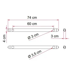 Sale Fiamma Kit support bar