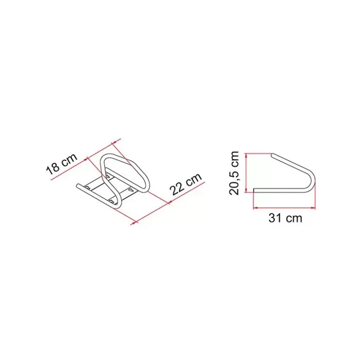 Best Fiamma Moto Wheel Chock Front