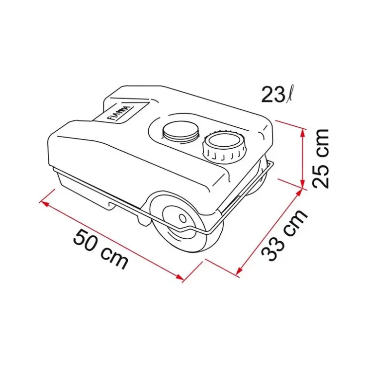 Best Fiamma Roll-Tank 23 W