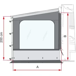 Clearance Fiamma Side W Pro F35 Van