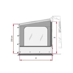 Fiamma Side W Pro F40 van