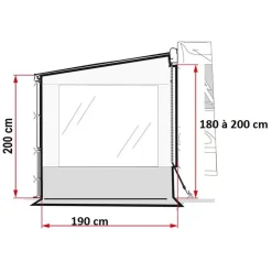 Outlet Fiamma Side W Pro F45 VW T5/T6