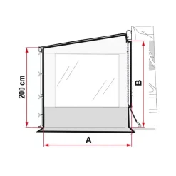 New Fiamma Side W Pro Shade Caravanstore XL