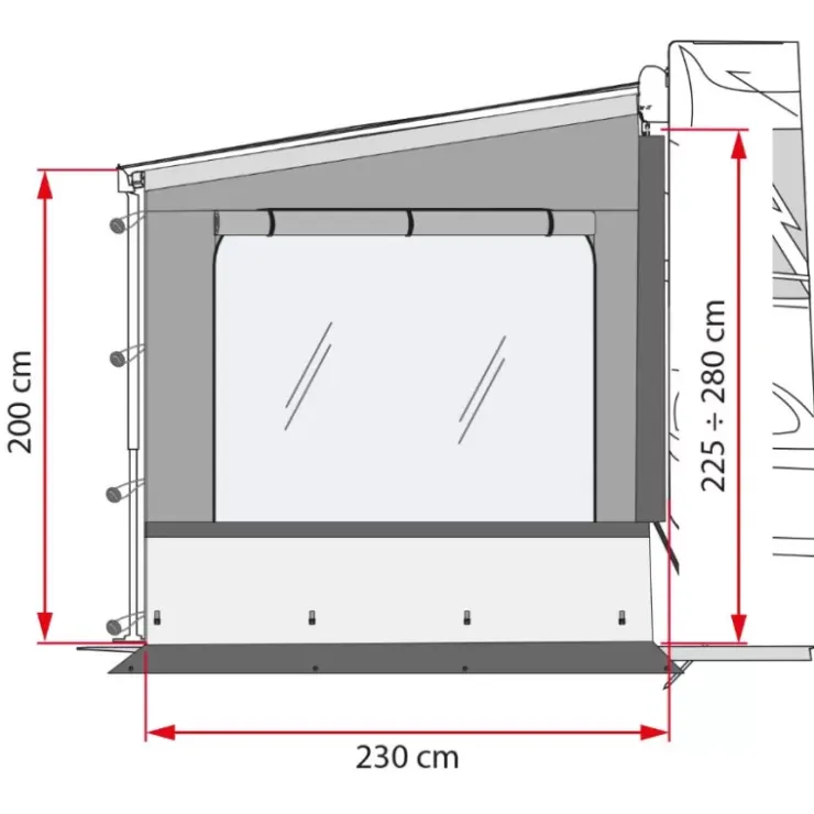 Hot Fiamma Side W Pro Shade F45 / F80s
