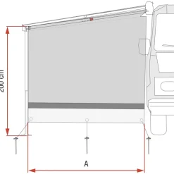 New Fiamma Sun View Side F80L