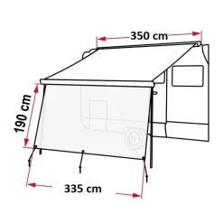 Hot Fiamma Sun View XL 350