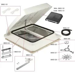 Outlet Fiamma Turbo Vent Pièces détachées