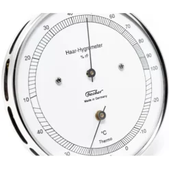 Outlet Fischer Hygromètre à cheveux + thermo 103 mm inox