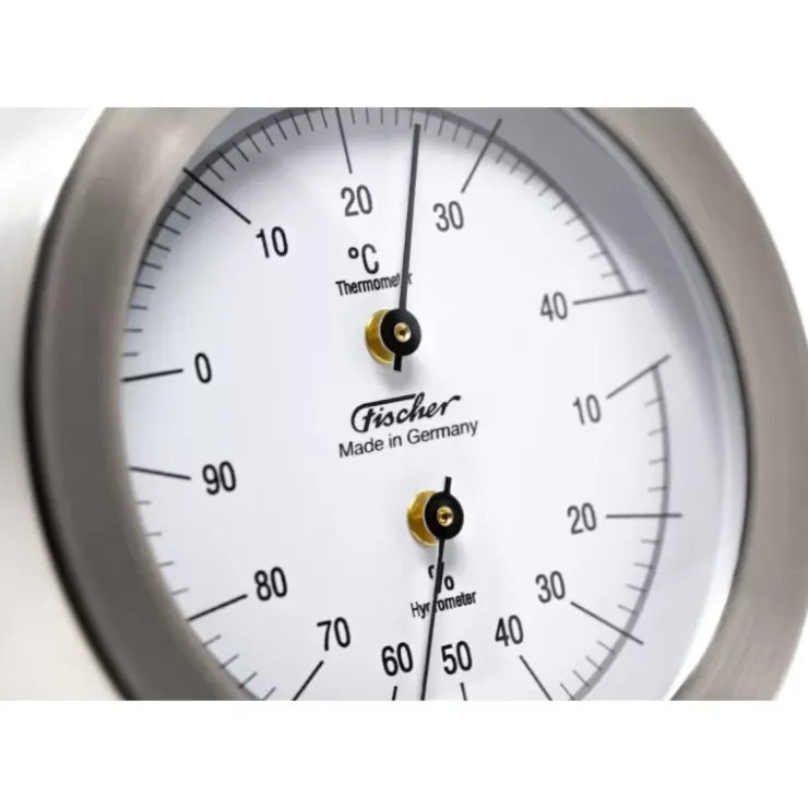 Hot Fischer Thermo-hygro 103 mm inox 1512TH