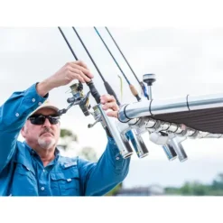 Outlet Fishmaster Support canne T-Top Pro alu brillant
