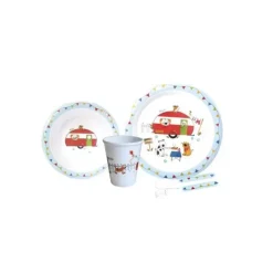 Online FLAMEFIELD Set vaisselle enfant 5 pièces Caravane