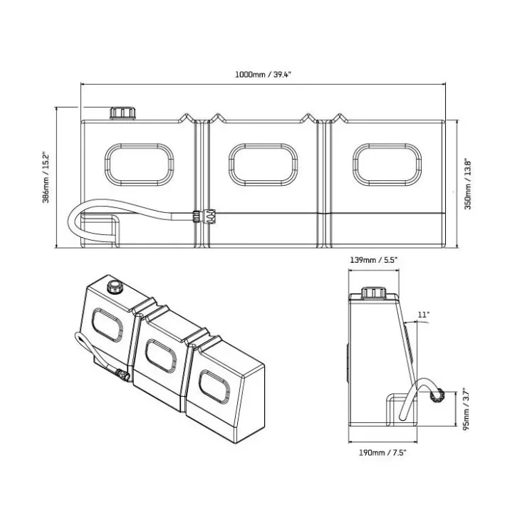 Sale FRONT RUNNER Réservoir d'eau incliné 50L