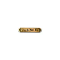 Foresti & Suardi FS Plaque laiton cabine 3