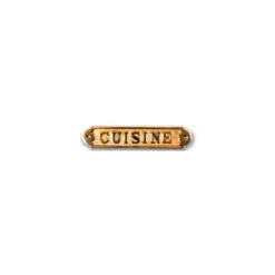 Sale Foresti & Suardi FS Plaque laiton cuisine