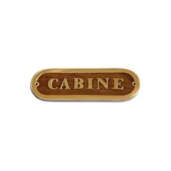 Foresti & Suardi FS Plaque laiton et bois cabine