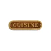 Best Foresti & Suardi FS Plaque laiton et bois cuisine
