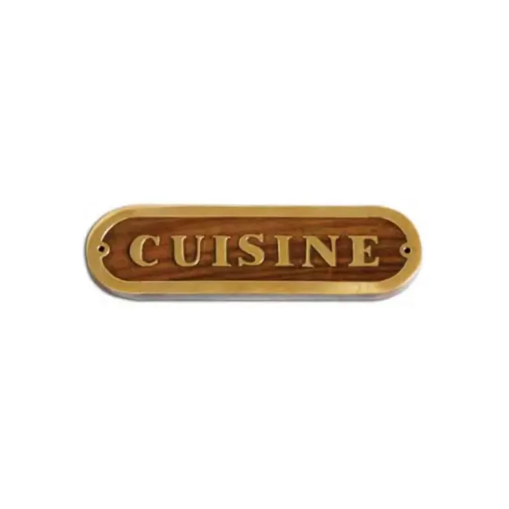Best Foresti & Suardi FS Plaque laiton et bois cuisine