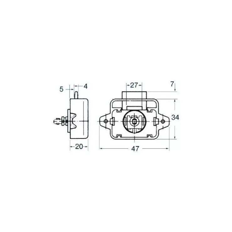 Discount Foresti & Suardi FS Serrure poussoir petit modèle