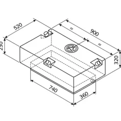 New Fusion | WaterTank FUSION Réservoir 124 L EV 2201