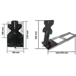 Sale Gestek Support TV placard 360°