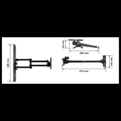 Discount Gestek Support TV sur rail