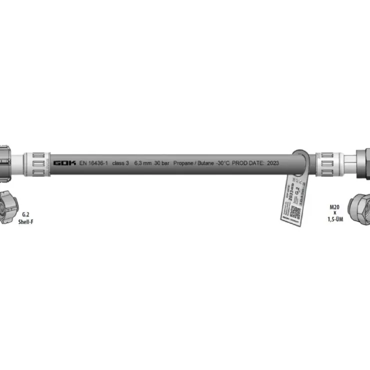 Gok Caramatic ConnectBasic lyre haute pression G.2