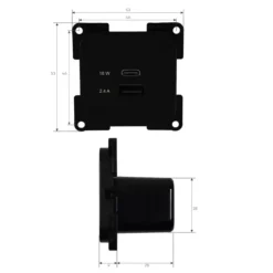 Outlet Haba C-line Prise USB-A USB-C