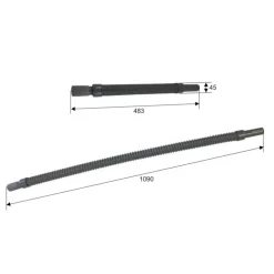 Hot Haba Flexible d'évacuation extensible