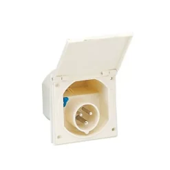Outlet Haba Socle mâle P17 à encastrer | beige