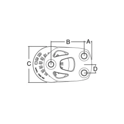 Hot Harken Big Boat Element plat pont simple
