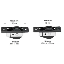Hot Harken Small Boat Bullet simple à encastrer