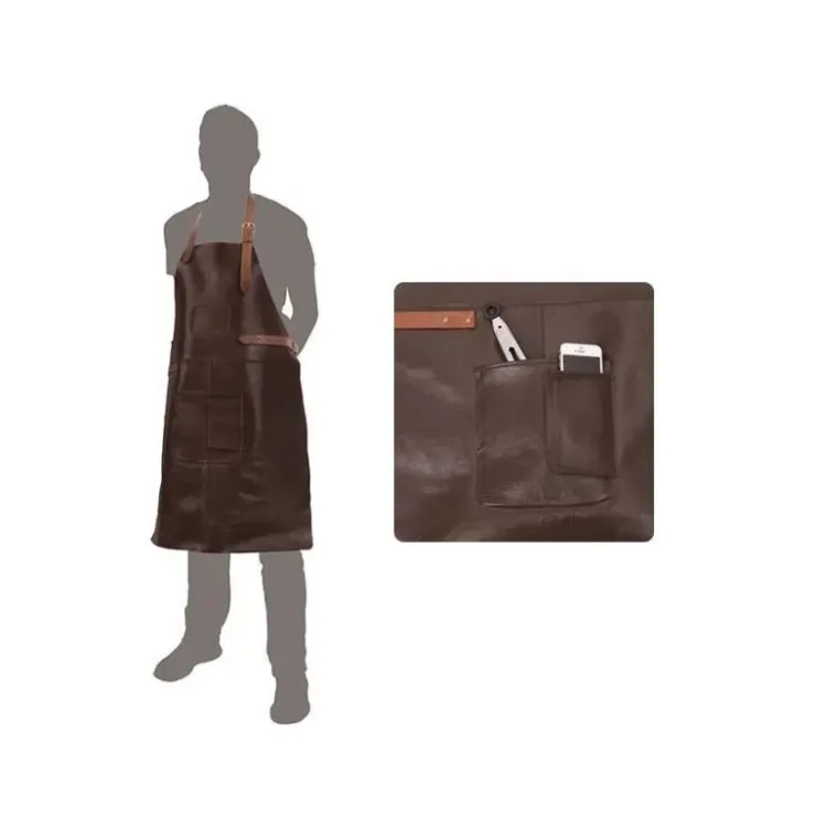 Hot Holiday Travel HT Tablier cuir pour barbecue & cuisine