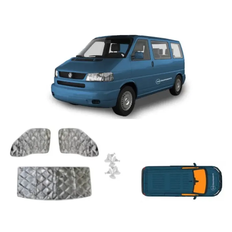 New HTD Rideaux isolants 3 pièces | VW T4
