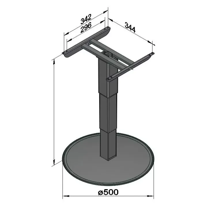 Outlet Ilse Technik ILSE Pied de table 5883 A06