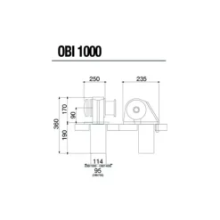 Clearance ItalWinch Obi 1000 | 1000W | ø 8 mm