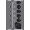 New Lalizas Tableau électrique 5 Disjoncteurs + 12 V