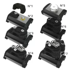 Hot Lewmar Embouts & butée de rail NTR taille 2