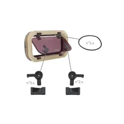 Outlet Lewmar Pièces détachées hublot avant 1997
