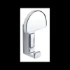 Outlet Lilie Patère double chromée 48 x 81 mm
