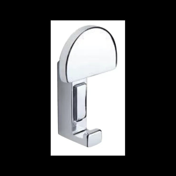 Outlet Lilie Patère double chromée 48 x 81 mm