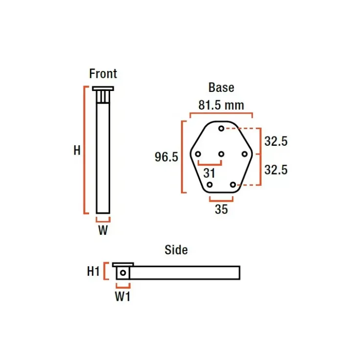 Hot Lippert Components LIPPERT Astro 3 articulé 75 - 720 mm