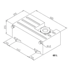 Discount Lippert Components LIPPERT Réservoir d’eaux propres ou usées