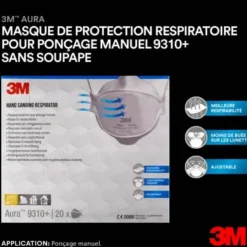 Hot 3M Boîte de 20 masques FFP1 | 9310+