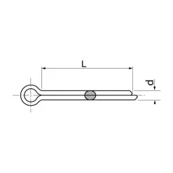 Clearance Marinox Goupille fendue inox A4 | 3,2 mm