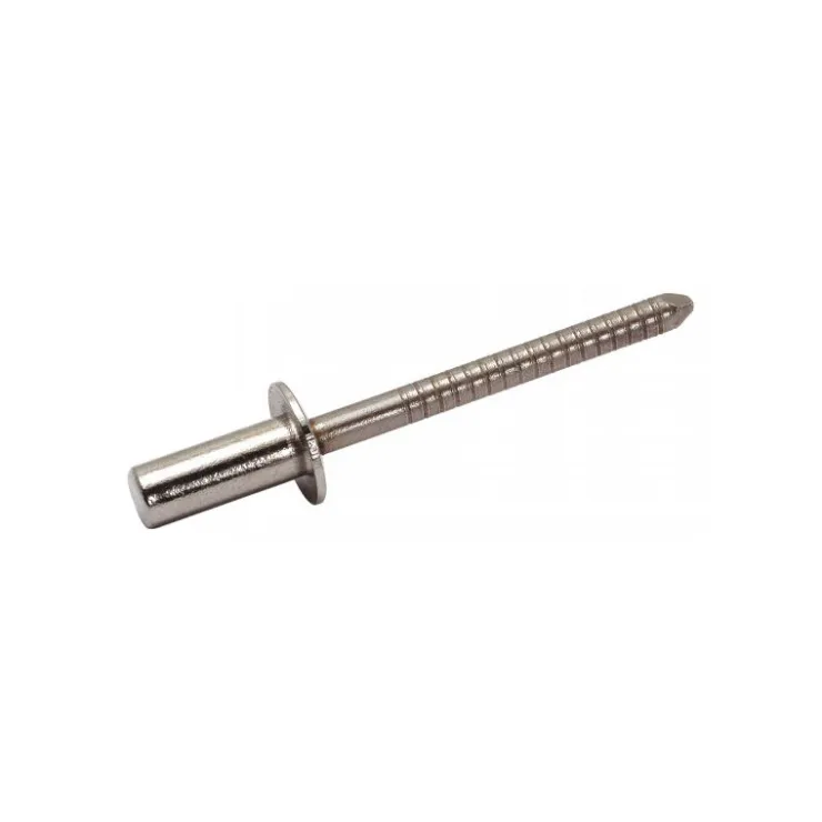 Marinox Rivet tête plate alu/acier | ø 6 mm
