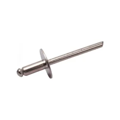 Online Marinox Rivet tête plate large alu/acier | ø 4,8 mm
